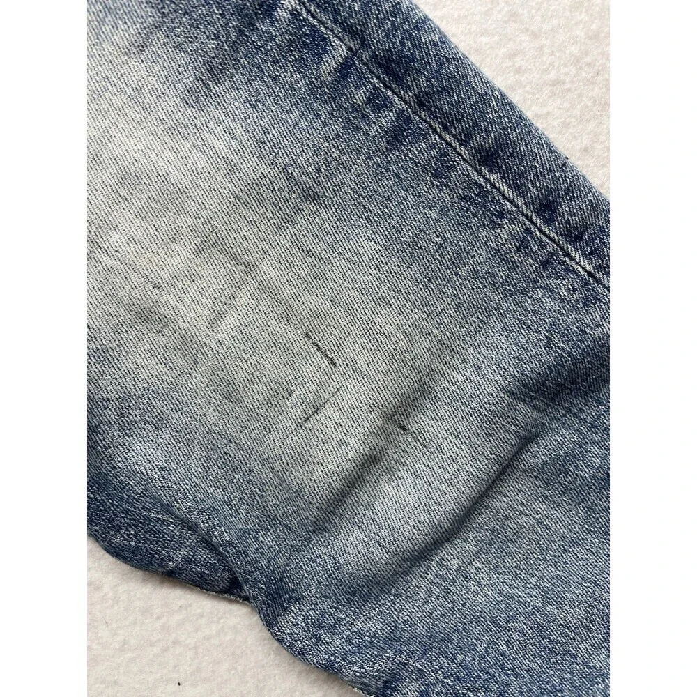 Kancan Baggy Fit Stretch Jeans Hi Rise Button Fly Acid Wash Maha Women’s Size 25